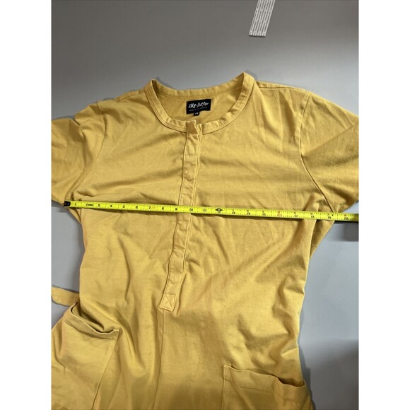 Back Beat Rags Romper Women’s Size M Organic Cotton Stretch Back Bow Snap Pocket - Picture 5 of 12